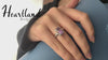 Breathtaking Pink Amethyst Ring With 34 Sparkling Diamonds (1/8 carat) set in Sterling Silver (925) and 10K Rose (Pink) Gold