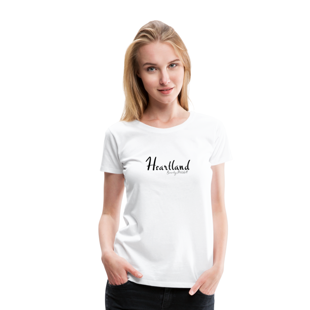 Heartland By Beverley Mitchell Women's Premium T-Shirt - white