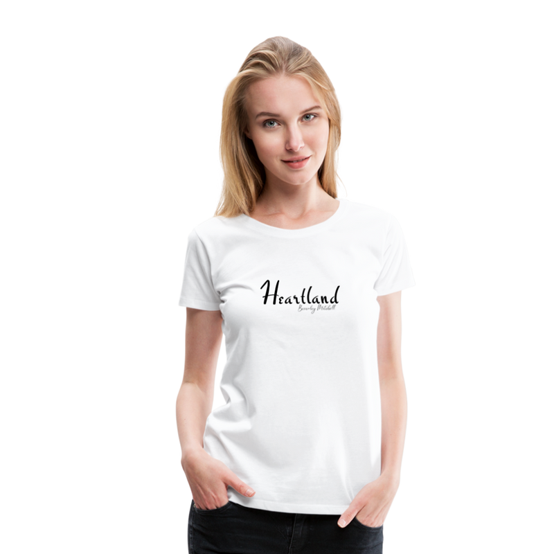 Heartland By Beverley Mitchell Women's Premium T-Shirt - white