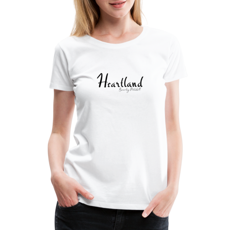 Heartland By Beverley Mitchell Women's Premium T-Shirt - white