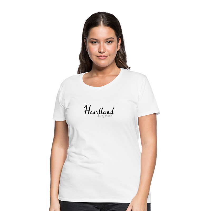 Heartland By Beverley Mitchell Women's Premium T-Shirt - white