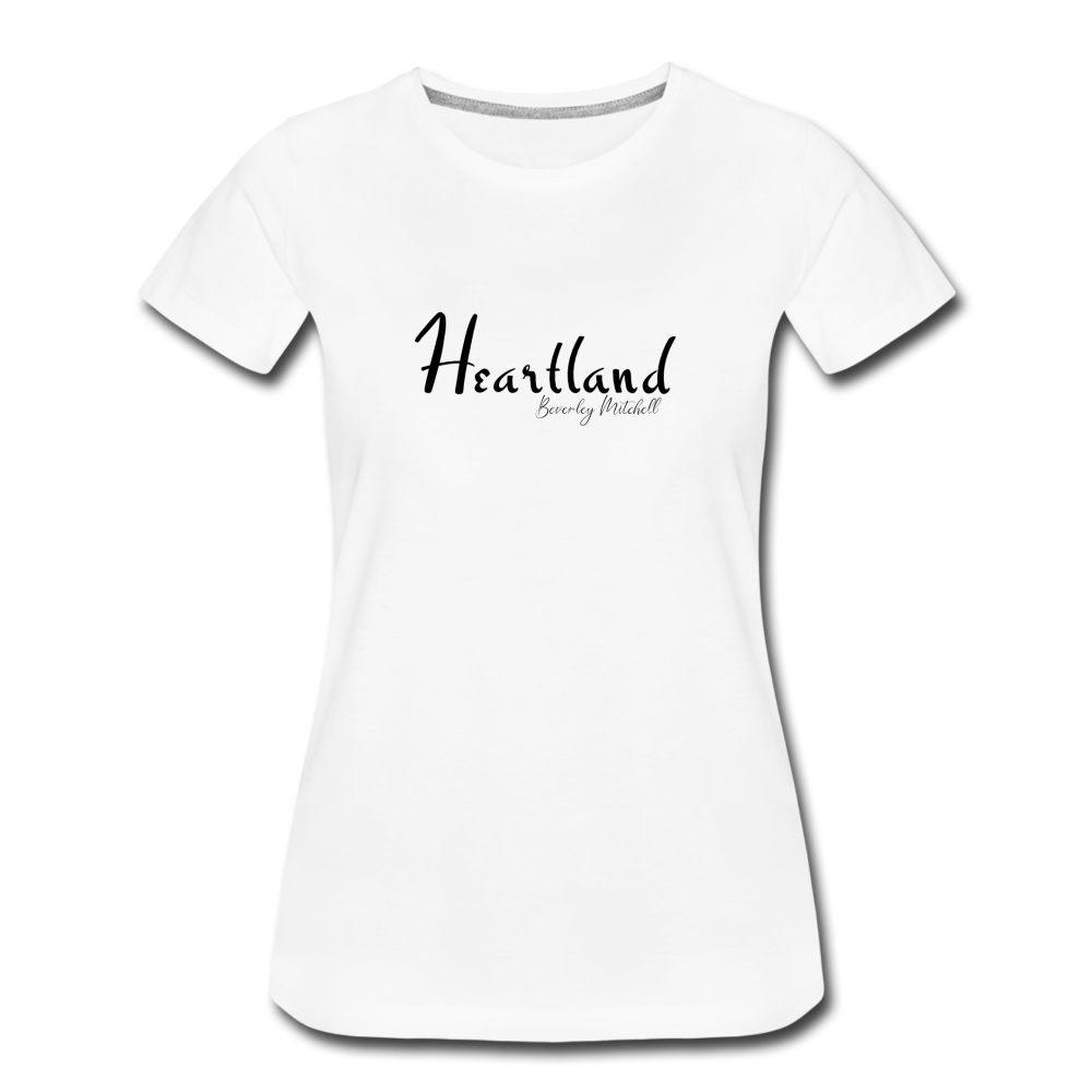 Heartland By Beverley Mitchell Women's Premium T-Shirt - white