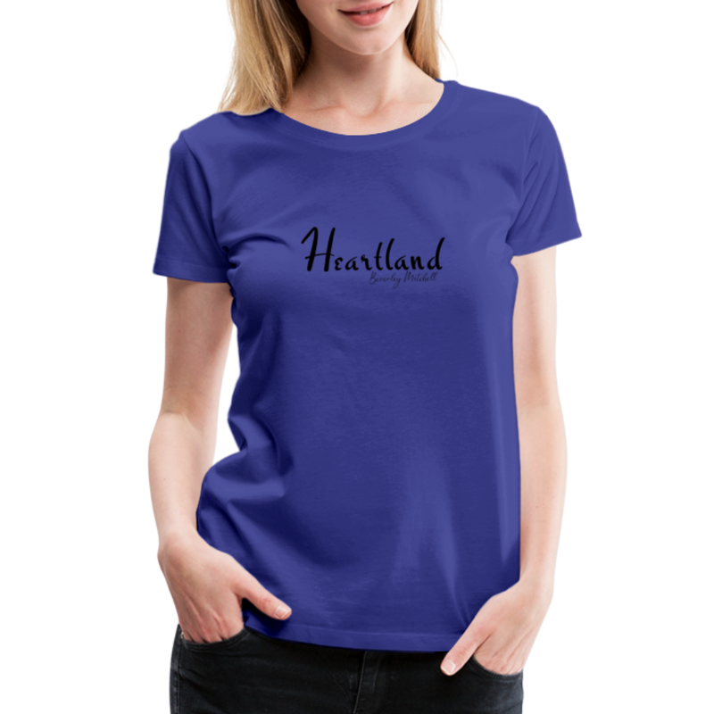 Heartland By Beverley Mitchell Women's Premium T-Shirt - royal blue