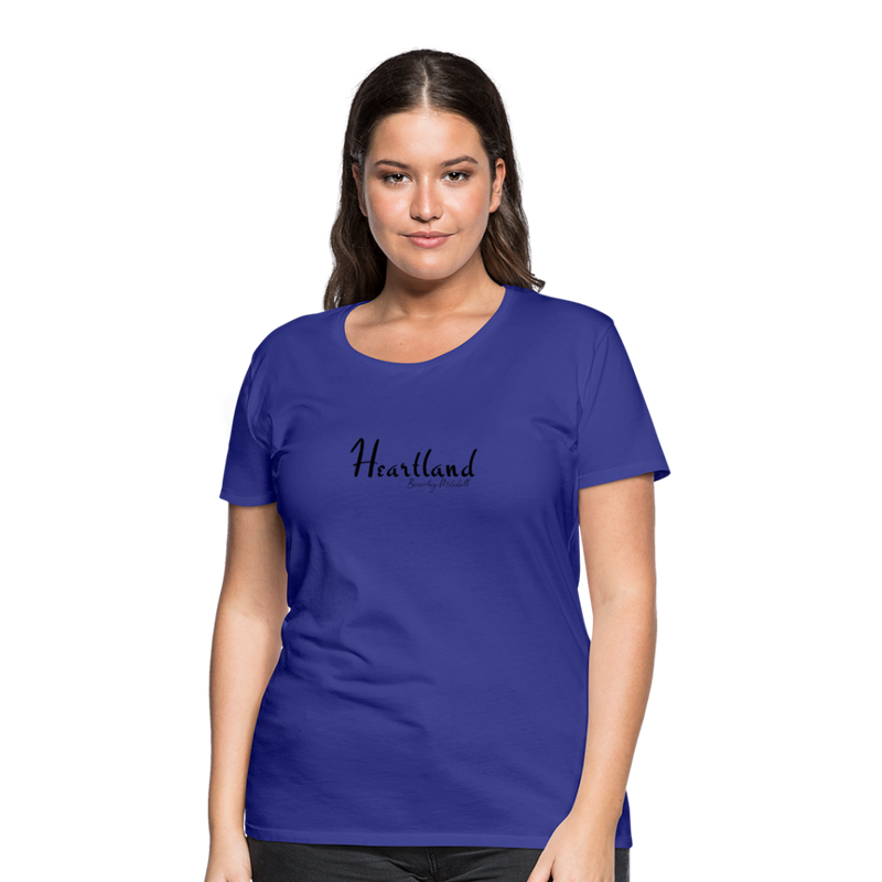 Heartland By Beverley Mitchell Women's Premium T-Shirt - royal blue