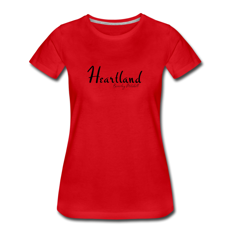 Heartland By Beverley Mitchell Women's Premium T-Shirt - red