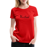 Heartland By Beverley Mitchell Women's Premium T-Shirt - red