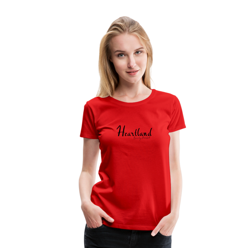 Heartland By Beverley Mitchell Women's Premium T-Shirt - red