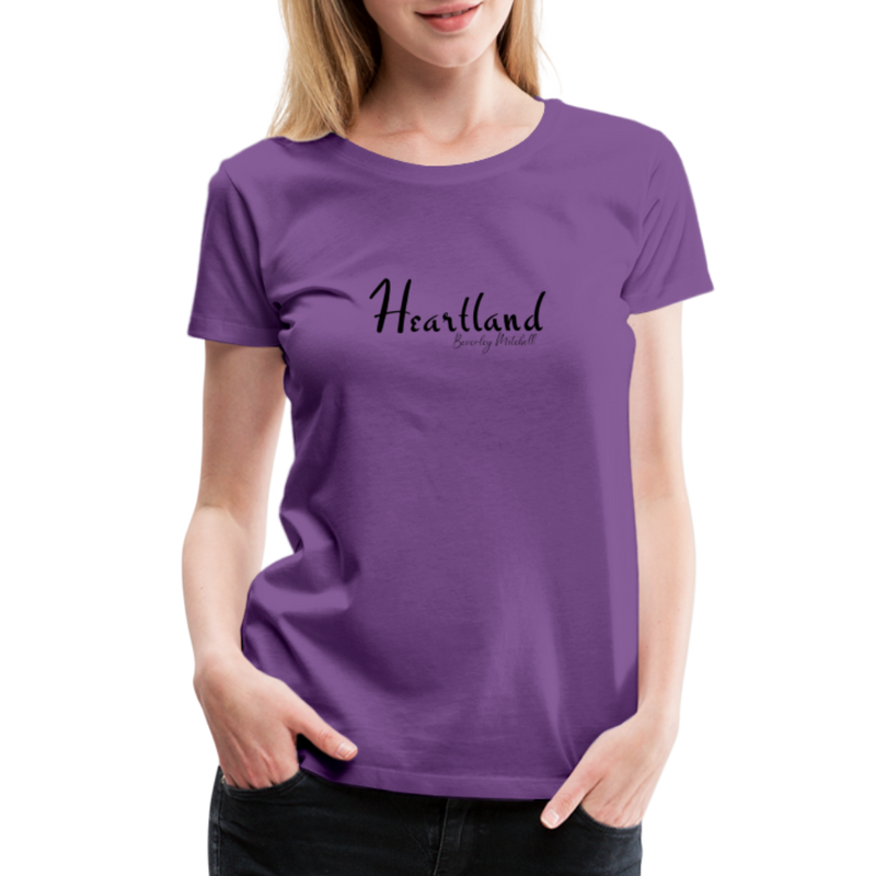 Heartland By Beverley Mitchell Women's Premium T-Shirt - purple