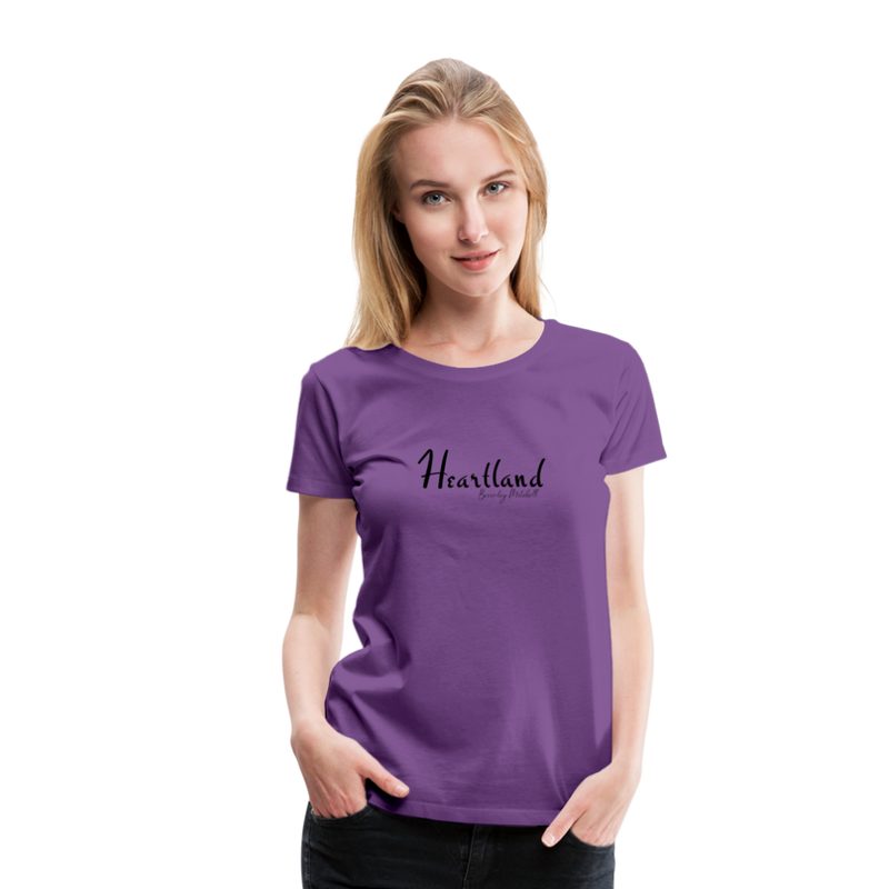 Heartland By Beverley Mitchell Women's Premium T-Shirt - purple