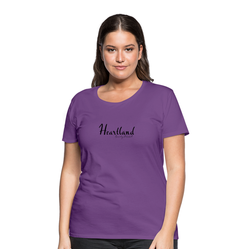 Heartland By Beverley Mitchell Women's Premium T-Shirt - purple