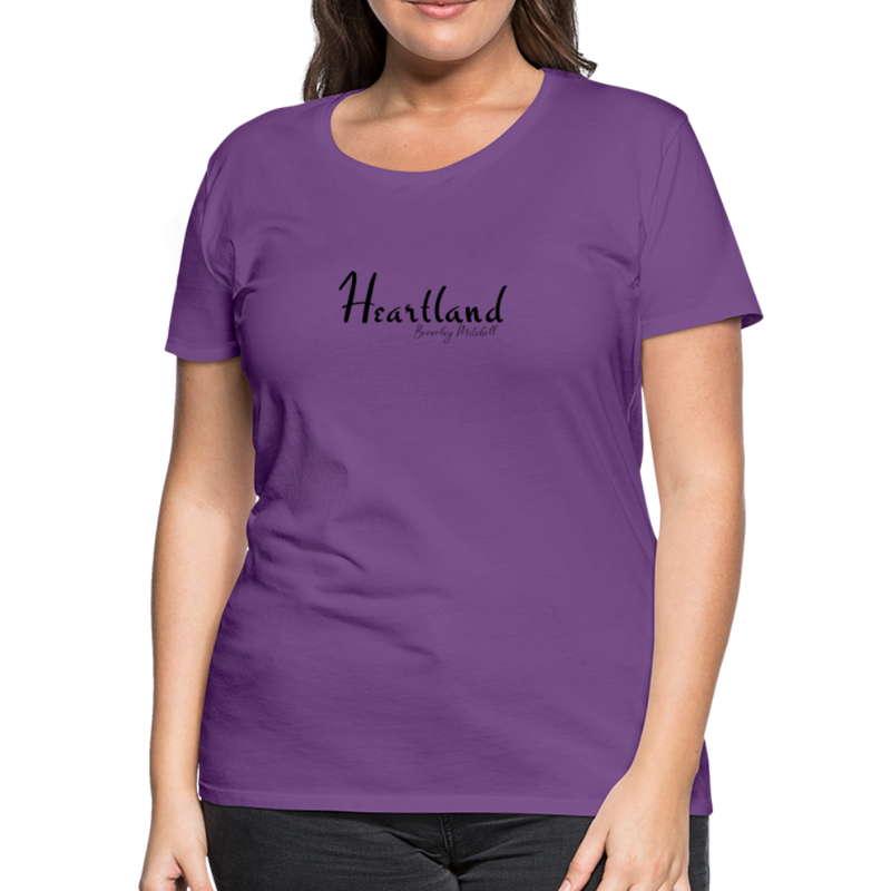 Heartland By Beverley Mitchell Women's Premium T-Shirt - purple