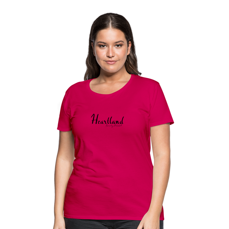 Heartland By Beverley Mitchell Women's Premium T-Shirt - dark pink