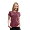 Heartland By Beverley Mitchell Women's Premium T-Shirt - heather burgundy