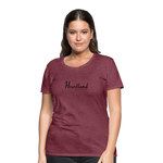 Heartland By Beverley Mitchell Women's Premium T-Shirt - heather burgundy